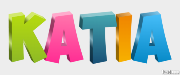 Katia Efecto de texto