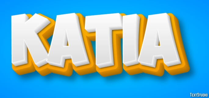 Katia Efecto de Texto