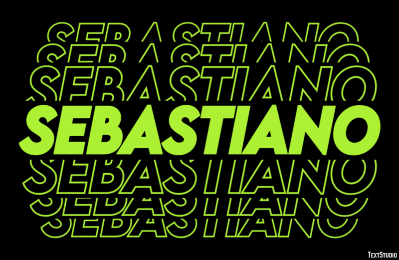 Sebastiano Effetto testo