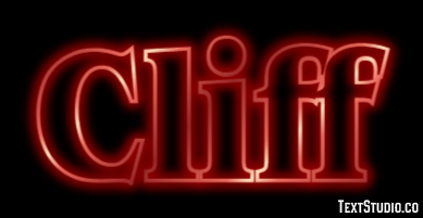 Cliff Tekst Effect