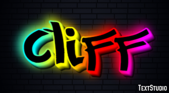 Cliff Tekst Effect