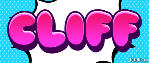Cliff Tekst Effect