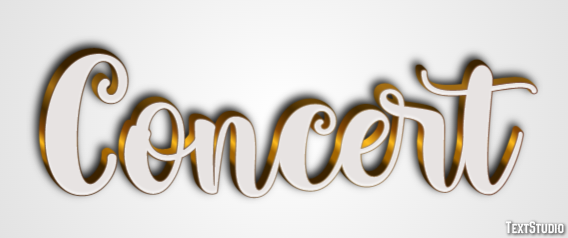 Concert Text Effect