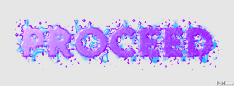Proceed Efecto de Texto