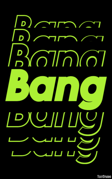 Bang Text Effect