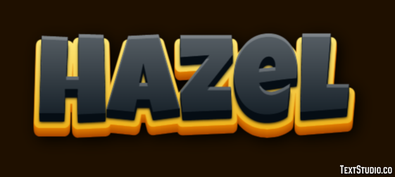 Hazel Text Effect