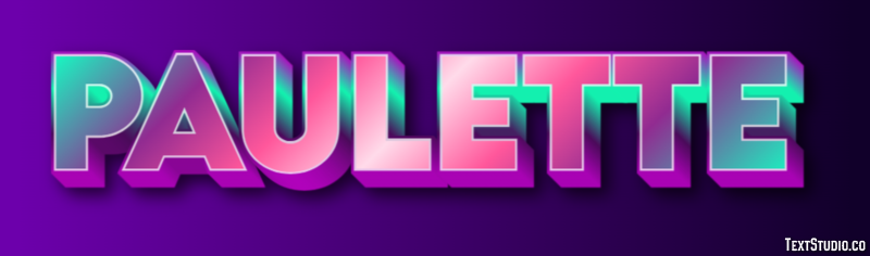 Paulette Text Effect