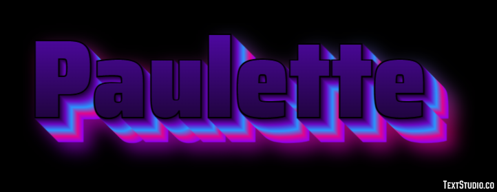 Paulette Text Effect