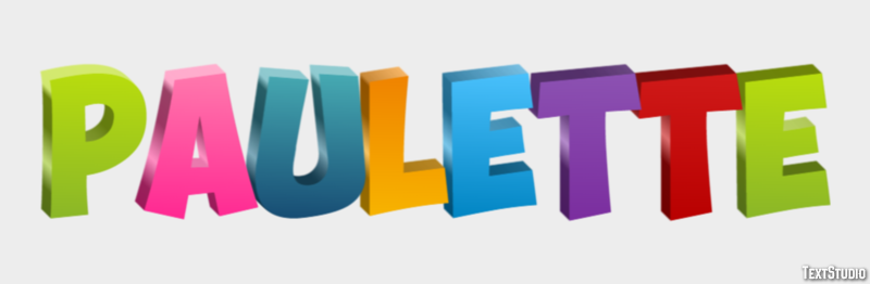 Paulette Text Effect