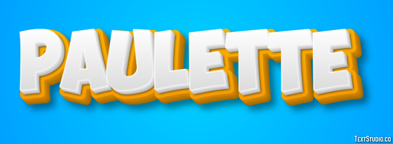 Paulette Text Effect