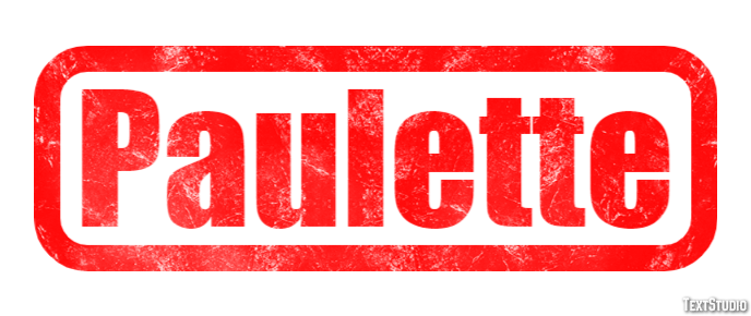 Paulette Texteffekt