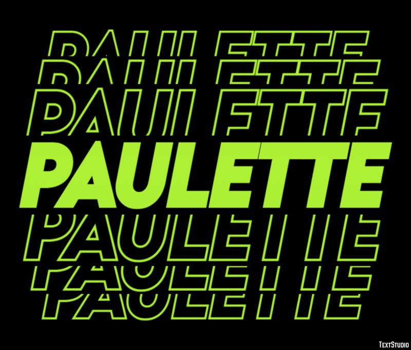 Paulette Text Effect