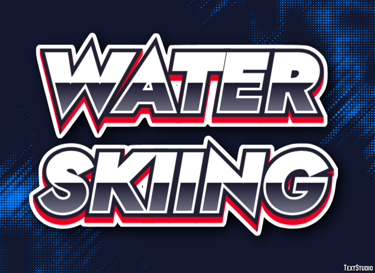 Water Skiing Text Effect