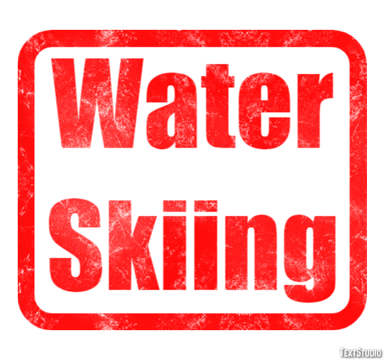 Water Skiing Text effect