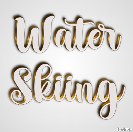 Water Skiing Text effect