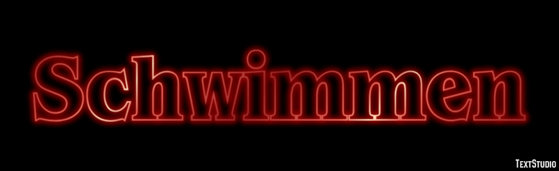 Schwimmen Efekt tekstowy