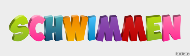 Schwimmen Efekt tekstowy