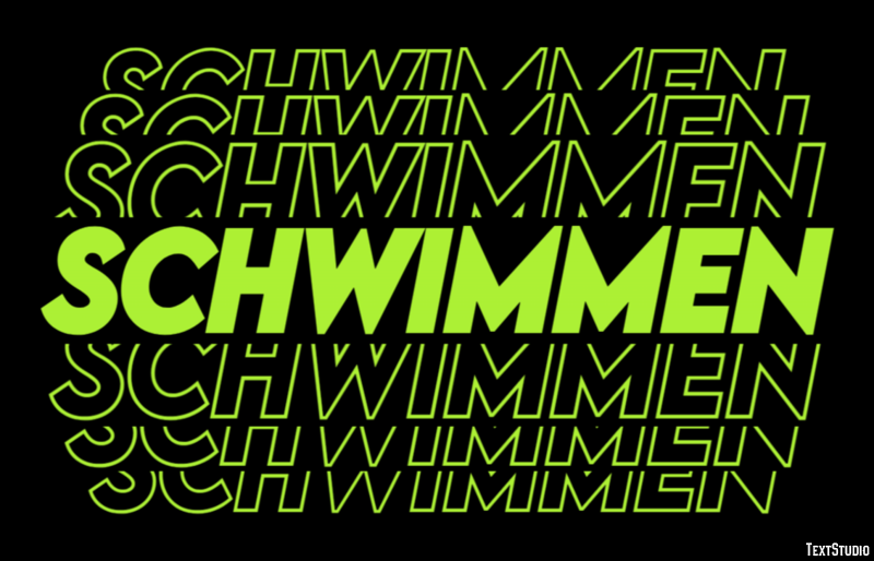 Schwimmen Efekt tekstowy
