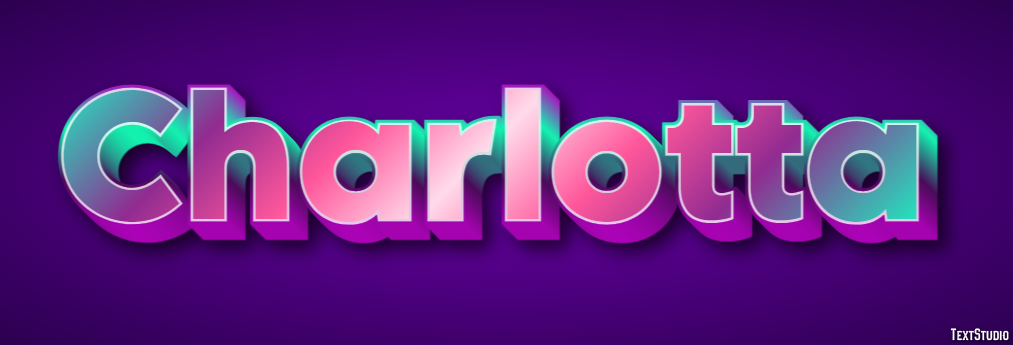 Charlotta Text effect