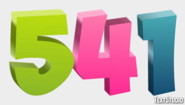 541 Text Effect