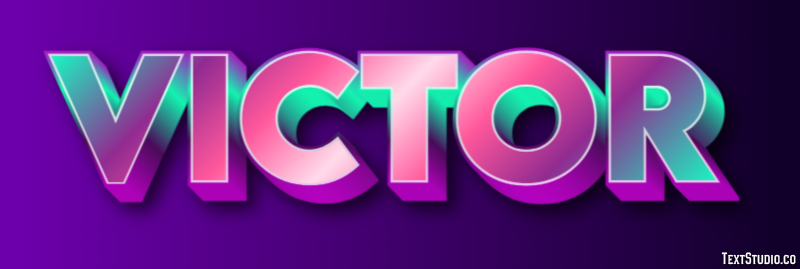 Victor Text Effect
