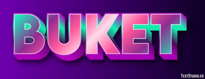 Buket Efekt tekstowy