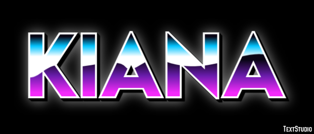 Kiana Efecto de texto