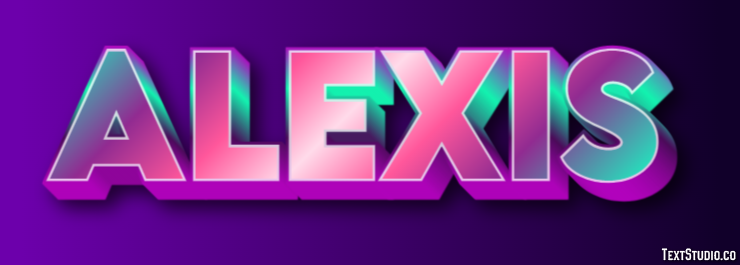 Alexis Efeito de texto