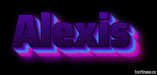Alexis Efeito de texto