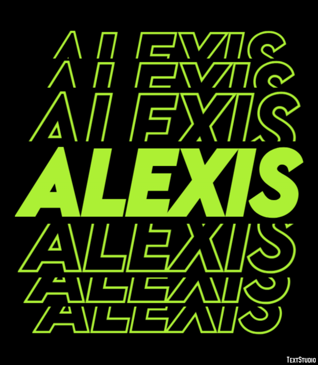 Alexis Efeito de texto