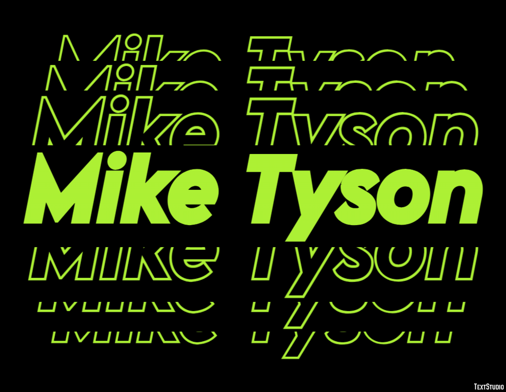 Mike Tyson Text Effect
