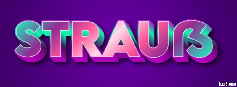 Strauß Texteffekt