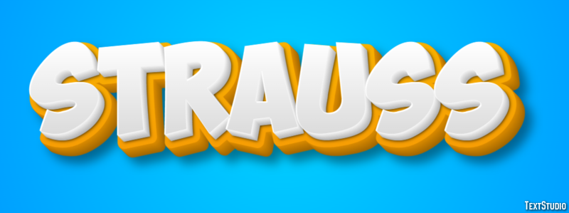 Strauß Texteffekt