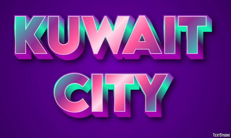 Kuwait City Efekt tekstowy