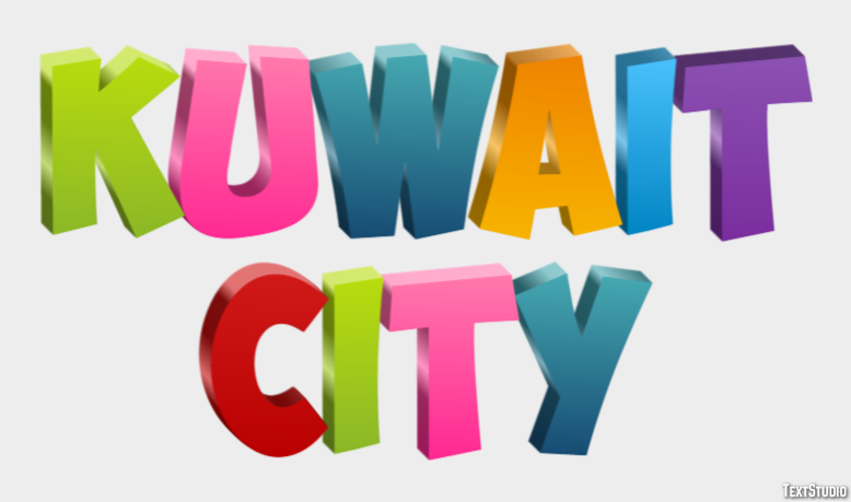Kuwait City Efekt tekstowy