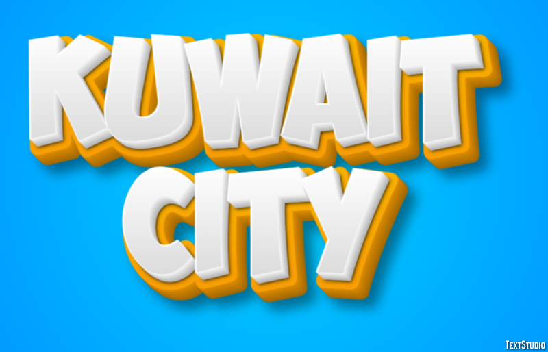 Kuwait City Efekt tekstowy