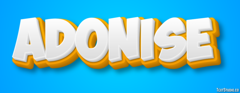 Adonise Effet de Texte