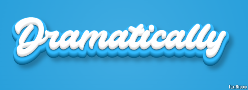 Dramatically Text Effect