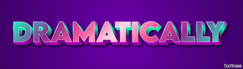 Dramatically Text Effect