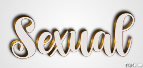 Sexual Текстовый эффект