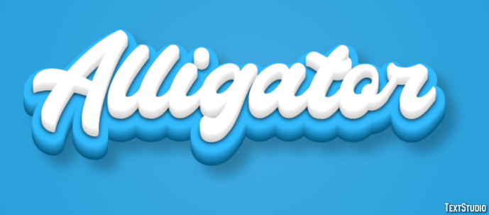 Alligator Metin Efekti
