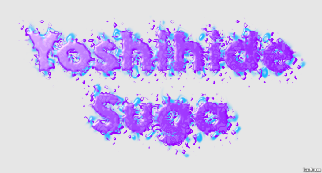 Yoshihide Suga Text Effect