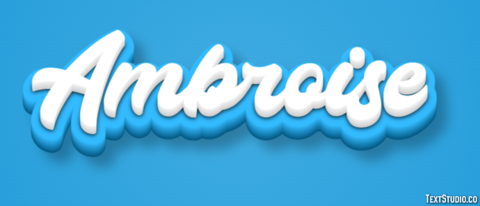 Ambroise Effet de Texte
