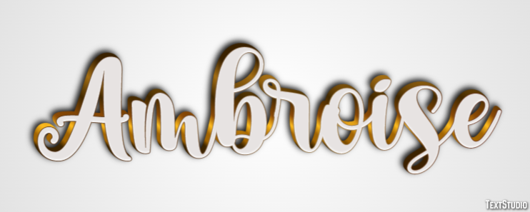 Ambroise Effet de Texte