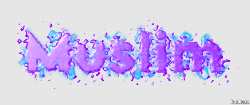 Muslim Text Effect