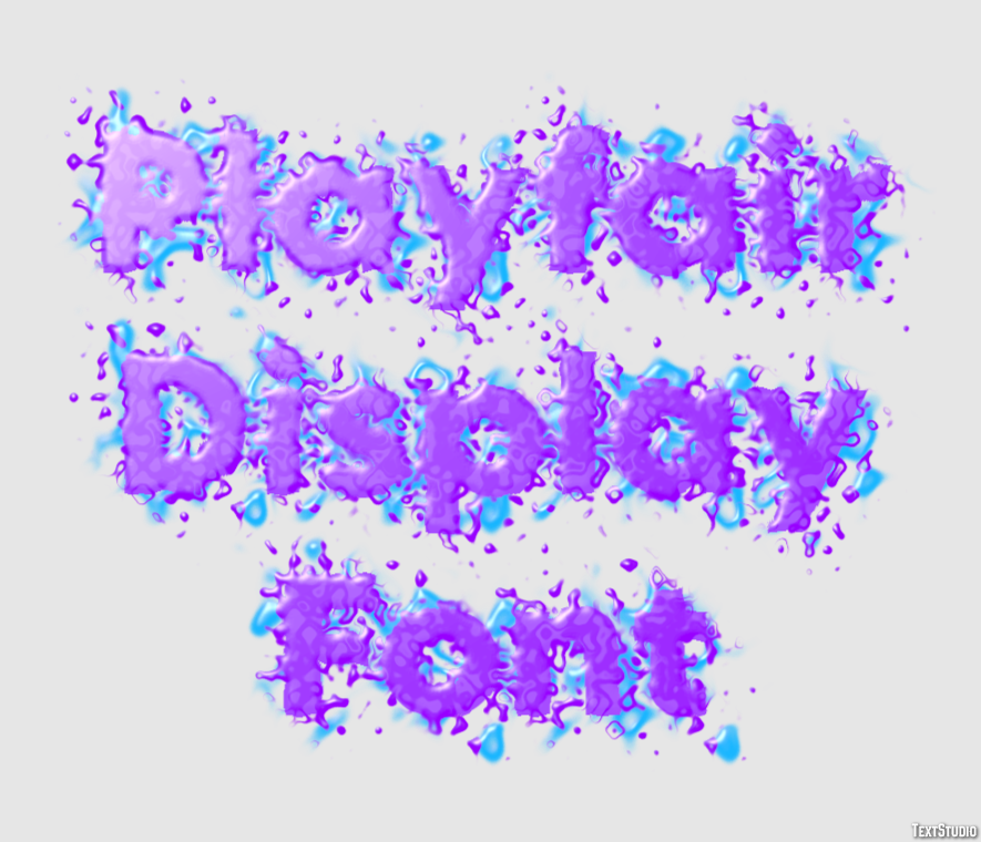Playfair Display Font Text Effect