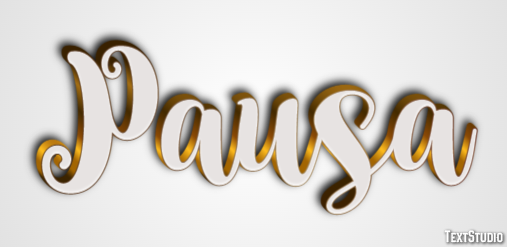 Pausa Efecto de Texto