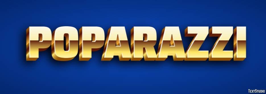 Poparazzi Texteffekt