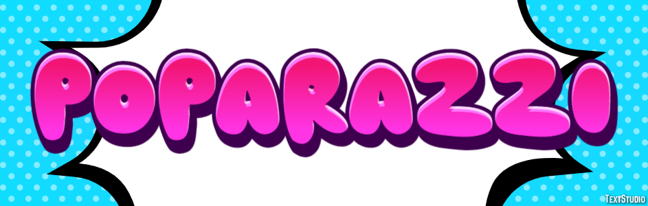 Poparazzi Efecto de Texto