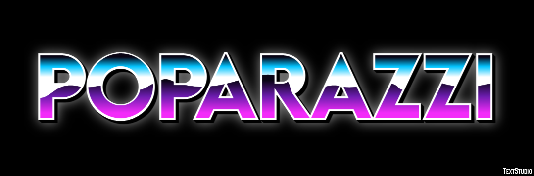 Poparazzi Efecto de Texto
